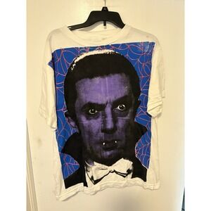 Rare Large Print Dracula T Shirt Size L